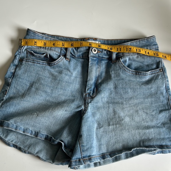 Jessica Simpson Low Rise Forever Short Shorts Blue  Denim Jean - Picture 8 of 11